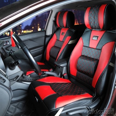 天津廠家批發(fā)圣爵品牌SJ1418丹尼皮四季通用汽車座墊